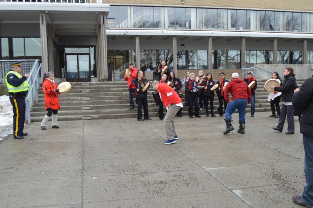 Khast'an Drummers in front of City Hall