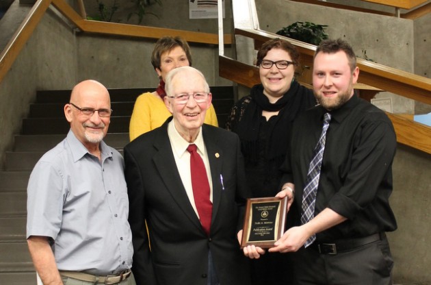 l-r Donovan Unruh, Trelle Morrow, Lynn Bailey (behind) Mercedes DuBois, Mike Collins photo submitted