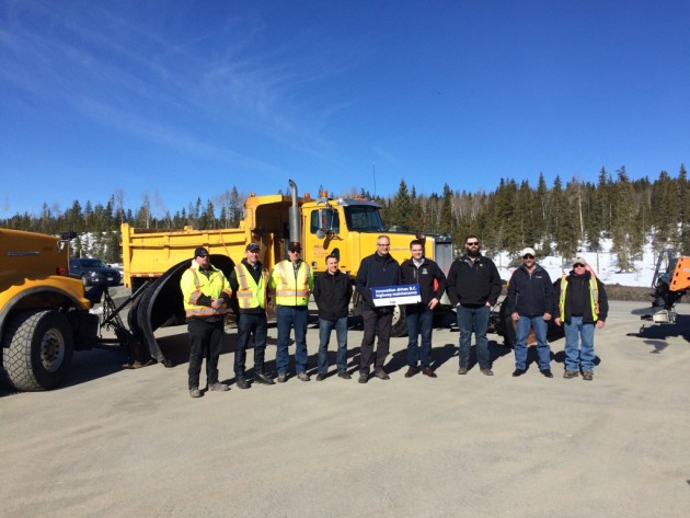 Transportation and Infrastructure Minister Todd Stone at this week's announcement in Kamloops - photo courtesy provincial government