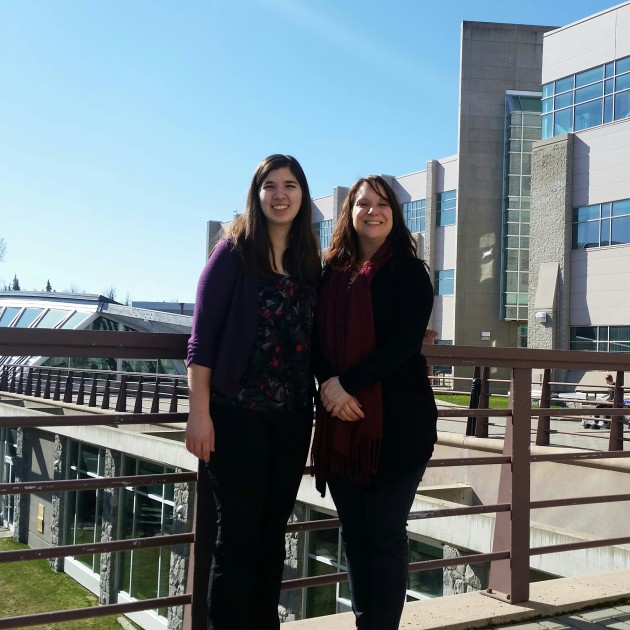 NUGSS president Arctica Cunningham (left) and Trina Johnson, president, NBCGSS - photo 250News