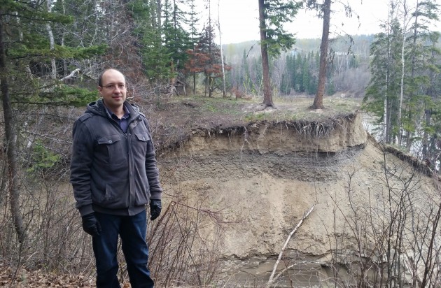 Fraser River Bench Outfall Remediation Project manager Chris Vliegenthart - photos 250News