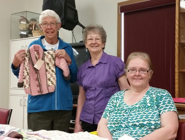 From left, Adene Clay, Diana Meyers and Jo-Anne Stainton