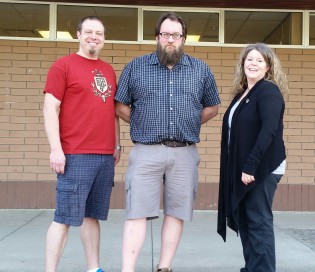 PGDTA Pro-D Day Committee, from left, Nathan Frost, Glen Thielmann and Trina Civil - photo 250News