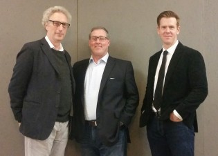 From left, ICBA President Philip Hochstein, ICBA Senior Vice-President Gord Stewart and ICBA Vice-President, Regional Initiatives, Mike Davis - photo 250News