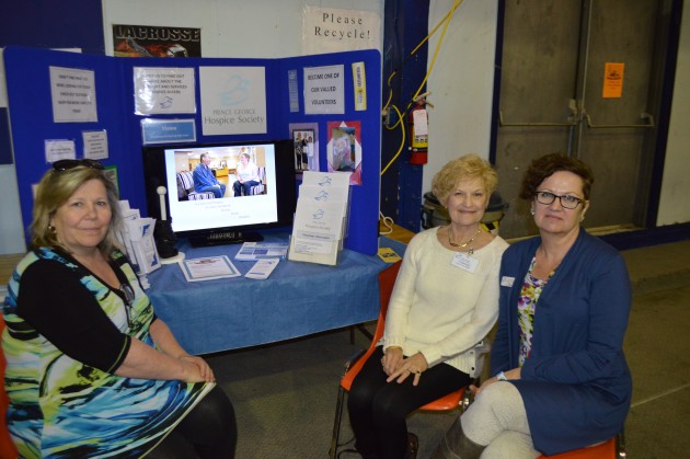(l-r) Hospice Executive Director Donna Flood, Founding member Gayle Magrath, Administrative Assistant Donna Harned. Photo 250News