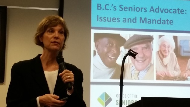 Seniors Advocate Isobel Mackenzie- photo 250News