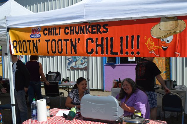 Humour abounded at the Great Northern Chili Cookoff at Studio 2880 Saturday. Photos 250News