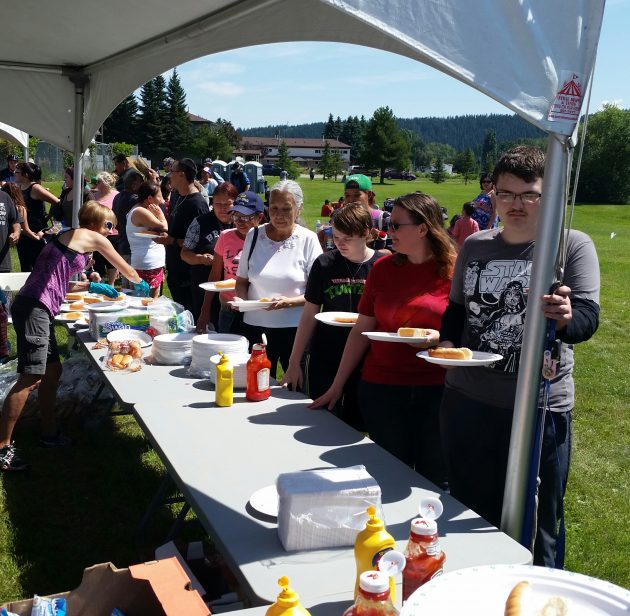 Hot dogs have been a hit with festival goers