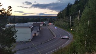 RCMP vehicles on scene of Cowart Road break-in around 5 am Saturday. Submitted photo