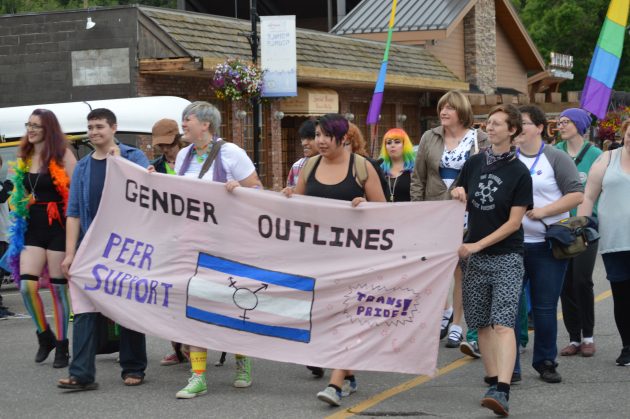 Gender issues were highlighted in this year's parade
