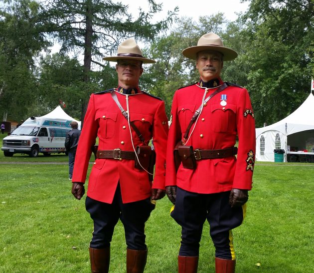From left, Cst Trevor Hurley and Sgt Troy Durand of the Prince George RCMP