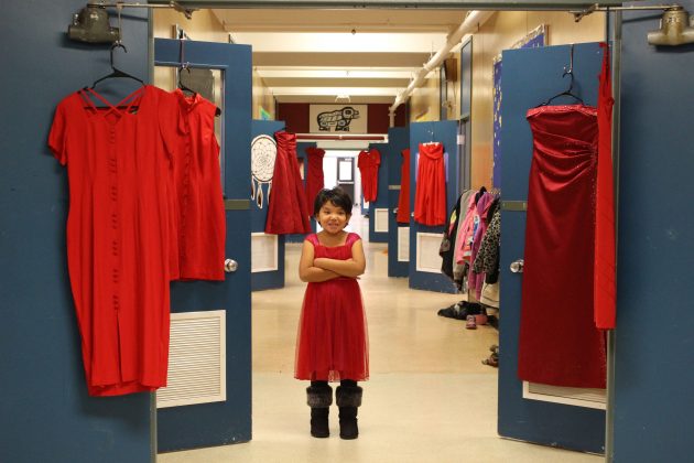 Grade three Nusdeh Yoh student Tahlia Lorenzon-Tom - photo submitted