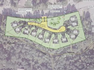 Proposed development calls for a dozen residences