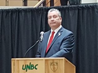 UNBC President Daniel Weeks