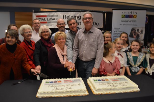 Cake-cutting ceremony marks the 40th anniversary of Studio Fair, at the Prince George Civic Centre. Photos 250News