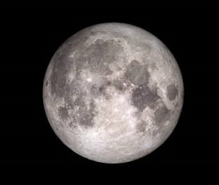 This image approximates the look of the super moon with data from NASA's Lunar Reconnaissance Orbiter. Image created by NASA Goddard's Scientific Visualization Studio