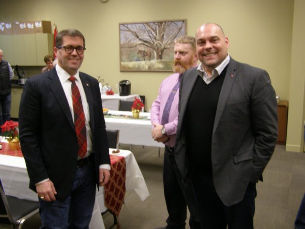 From left, Prince George-Peace River-Northern Rockies MP Bob Zimmer and Cariboo-Prince George MP Todd Doherty - photo 250News